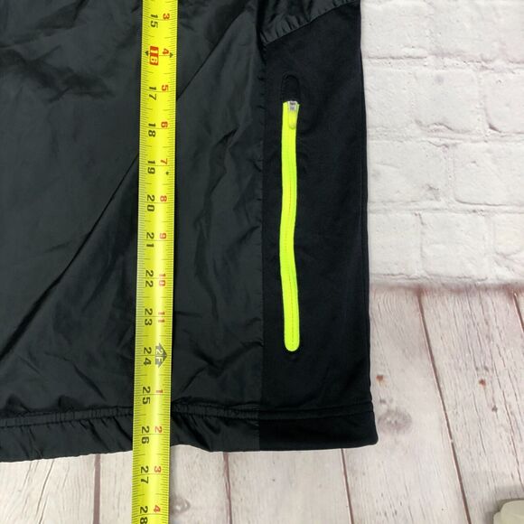 Nike Golf Men Pullover 1/4 Zip Windbreaker Jacket Size Small Black B323 -19 - Picture 3 of 16